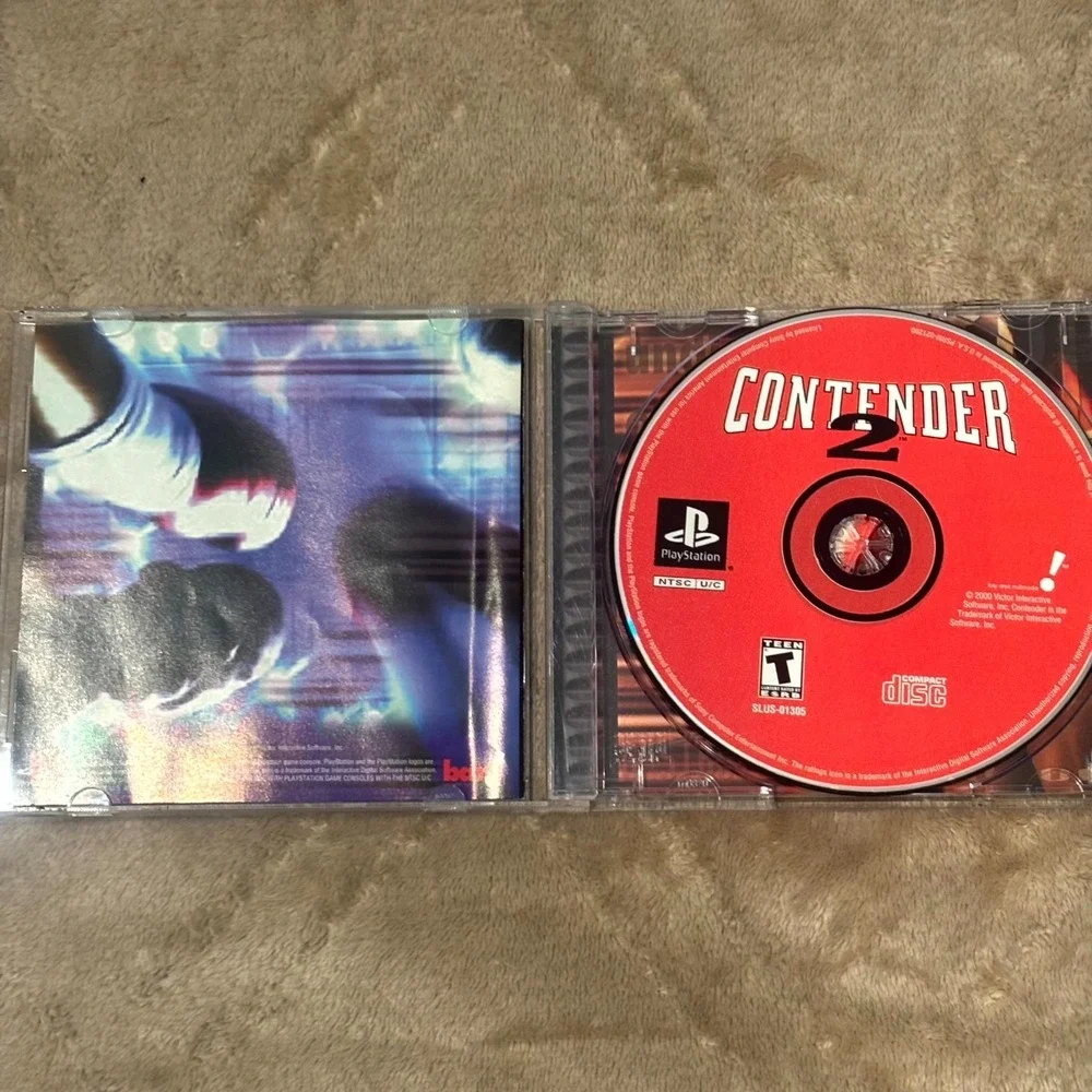 Contender 2 Sony PlayStation 1 PS1 Complete CIB Boxing Game Tested Working